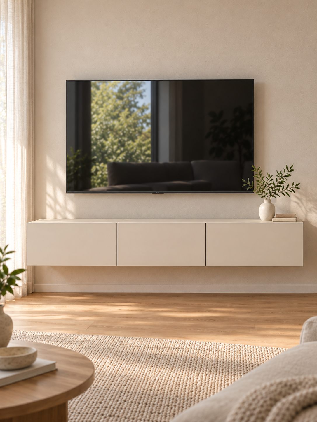 Tv Ünitesi - Ahşap Televizyon Sehpası